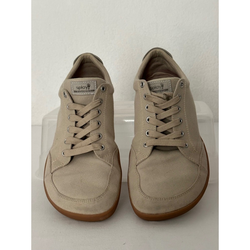 Splay Freestyle Barefoot Shoes Sand Canvas Wide Toe Box Minimalist Sneakers